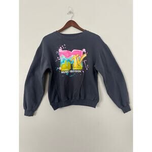 Women's MTV Vintage80's Print Sweatshirt sz Small